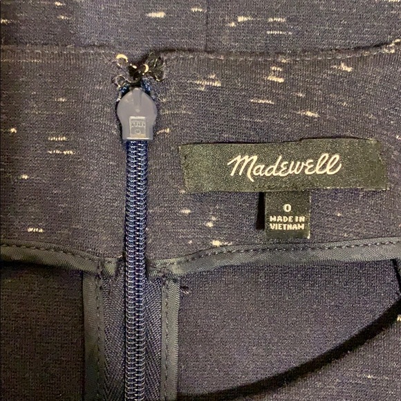 Madewell Navy White Speckled Dress - Picture 6 of 6